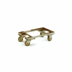 Carro Tartaruga Inox 60 x 40 x 15 cm