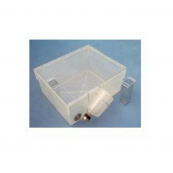 Caixa de Polipropileno com Tampa Reta Zincada 41 x 34 cm Growing completa
