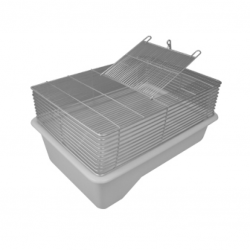 Caixa de Polipropileno para Rã 49 x 34 x 30 cm Tampa Cromada completa