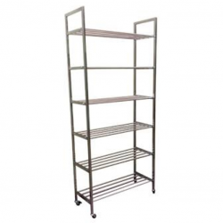 Estante para Biotério em Inox 800 x 2200 x 410 mm