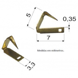 Brinco de Identificação em Latão